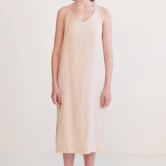 Andrea & Joen Light pink soft linen shift dress - Picture 1 of 13